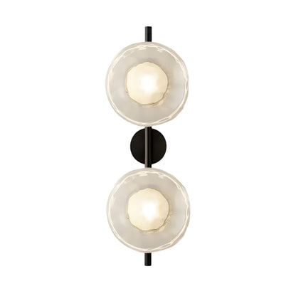 Simple Round Glass Wall Light in Modern Style