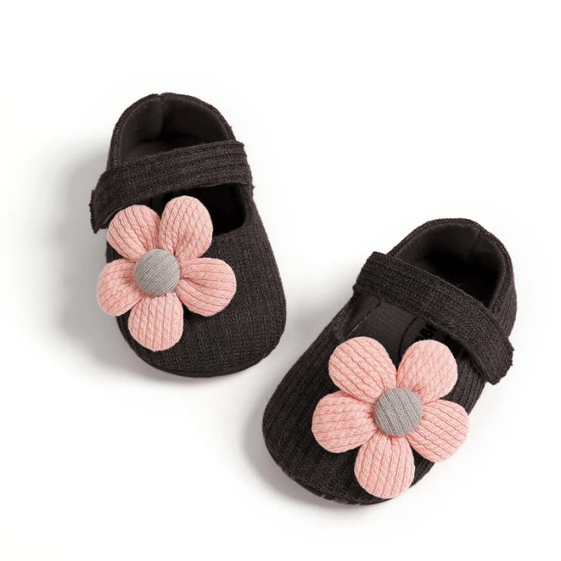 Cute Floral Girl's First Walker Shoes - Halri