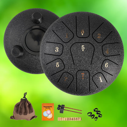 Portable 6 Steel Drum with 11 Musical Notes