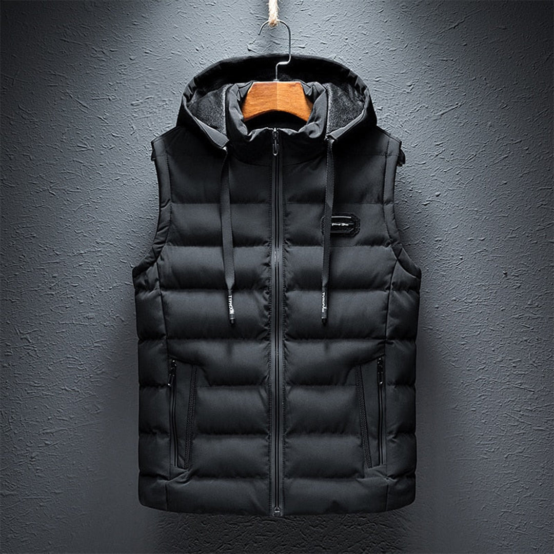 Warm Quilted Mens Vest Lightweight Puffer Jacket - Halri