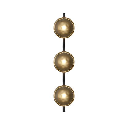 Simple Round Glass Wall Light in Modern Style