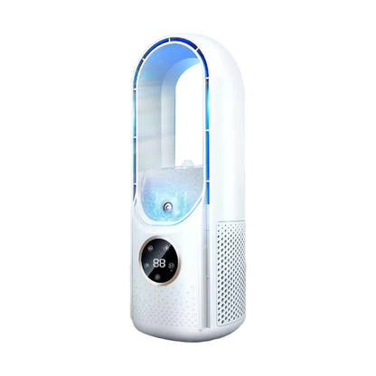 Compact Portable USB Fan with 6 Speeds and Timer - Halri