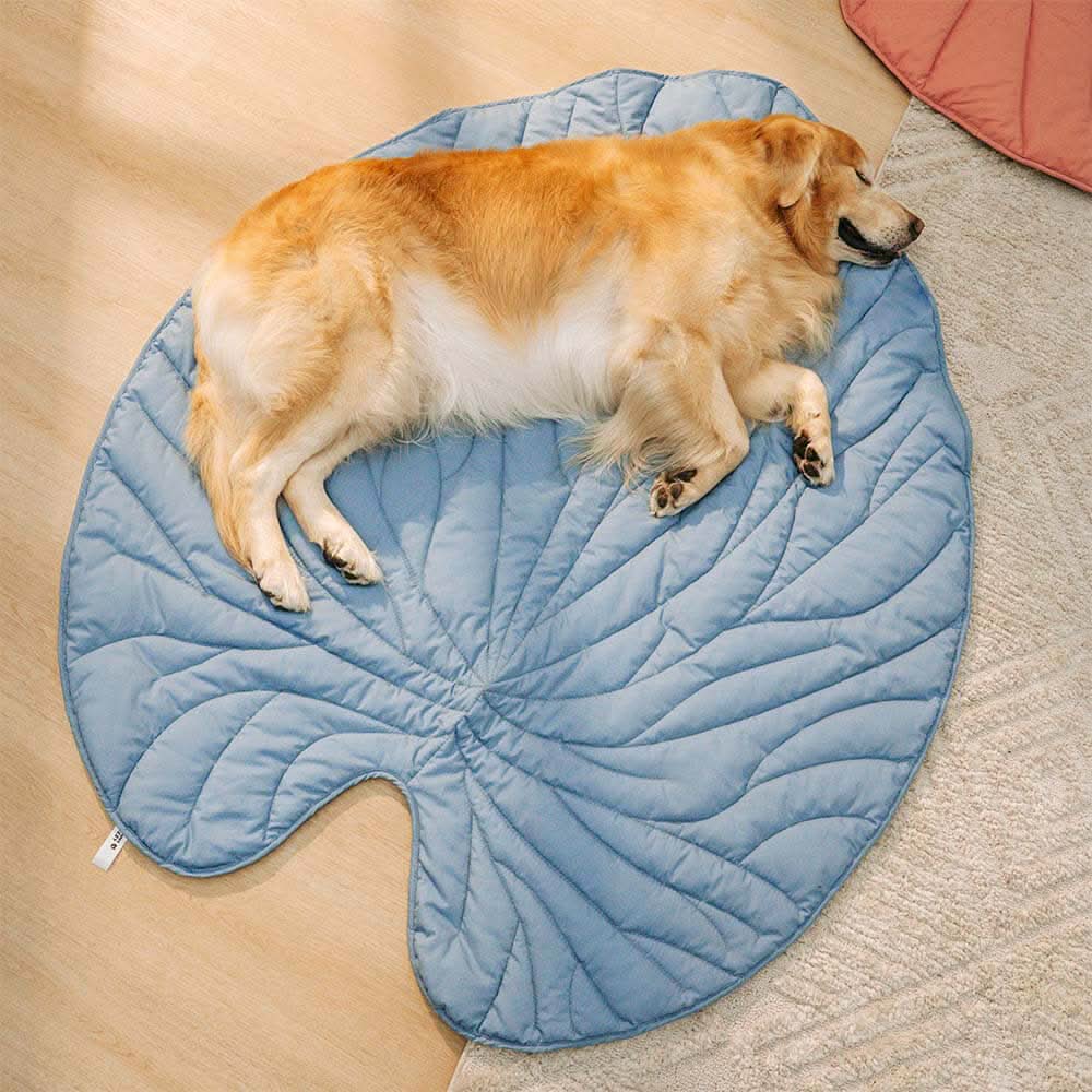 Soft Plush Leaf Dog Blanket