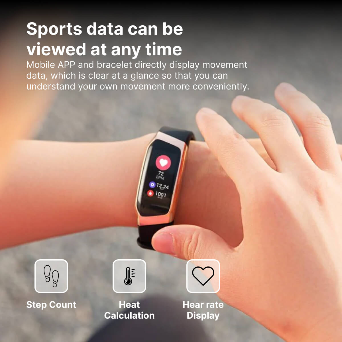 Water Resistant Fitness Smartwatch with Alerts & Activity Tracker
