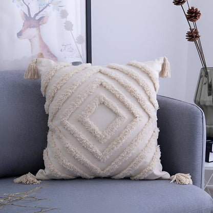 Colorful Cotton Pillow Covers - Vibrant Sofa Cushion Cases - Halri