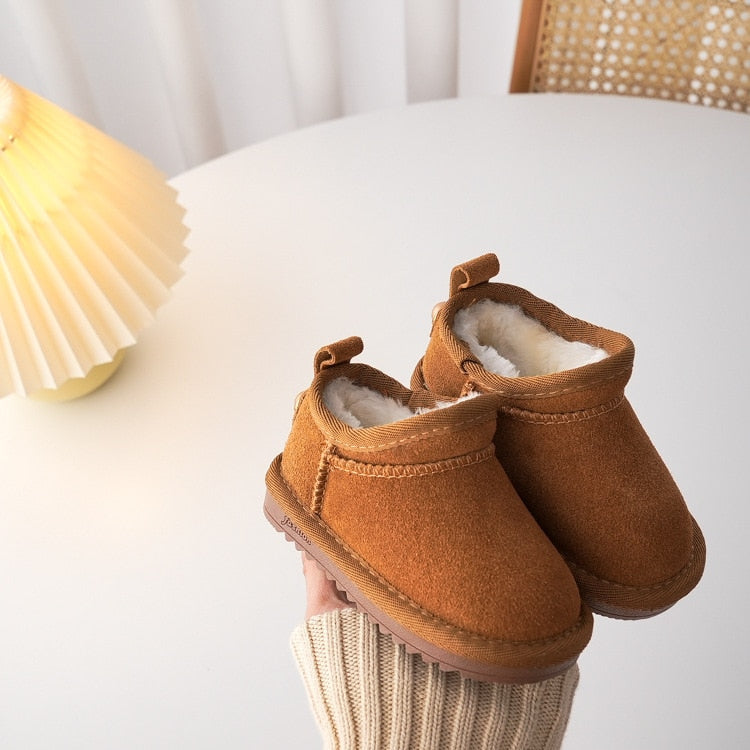 Kids Cozy Faux Fur Winter Boots