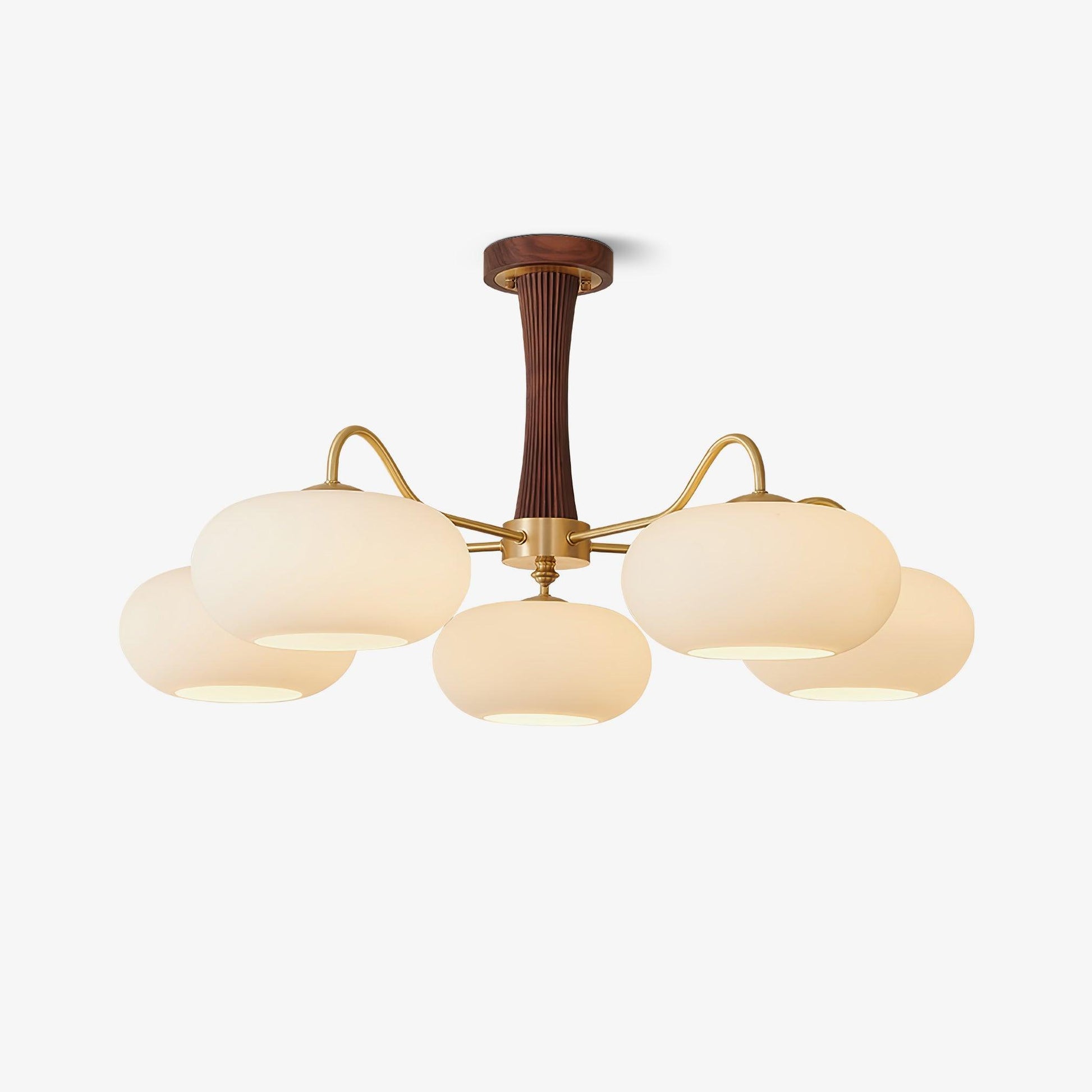Vintage Style Glass Pendant Ceiling Light Fixture - Halri