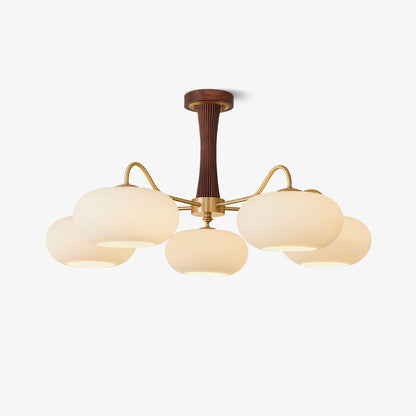 Vintage Style Glass Pendant Ceiling Light Fixture - Halri