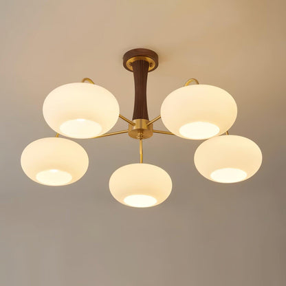 Vintage Style Glass Pendant Ceiling Light Fixture