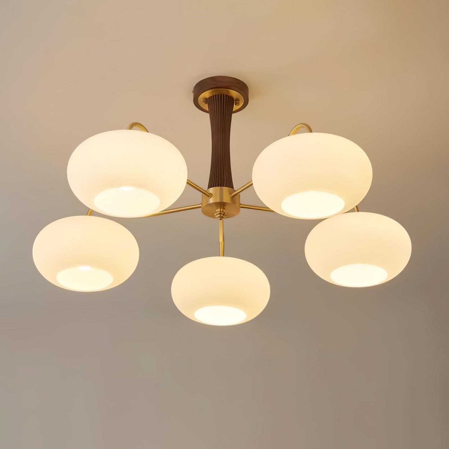 Vintage Style Glass Pendant Ceiling Light Fixture
