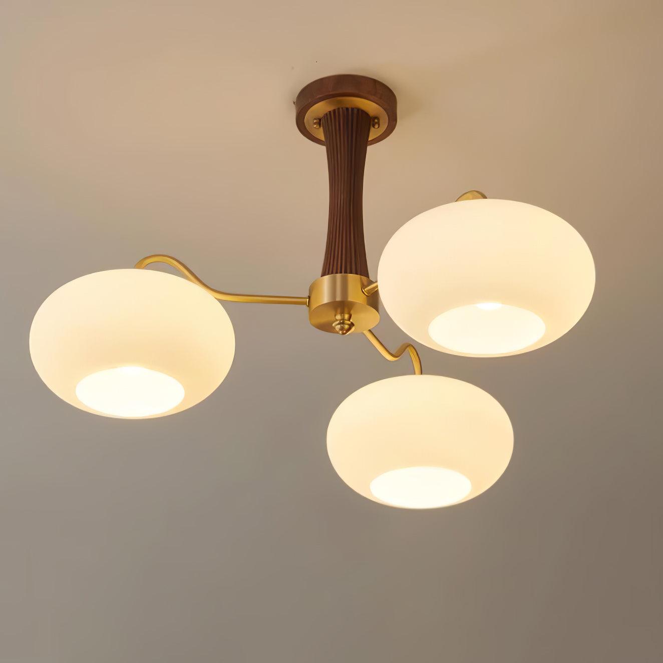 Vintage Style Glass Pendant Ceiling Light Fixture