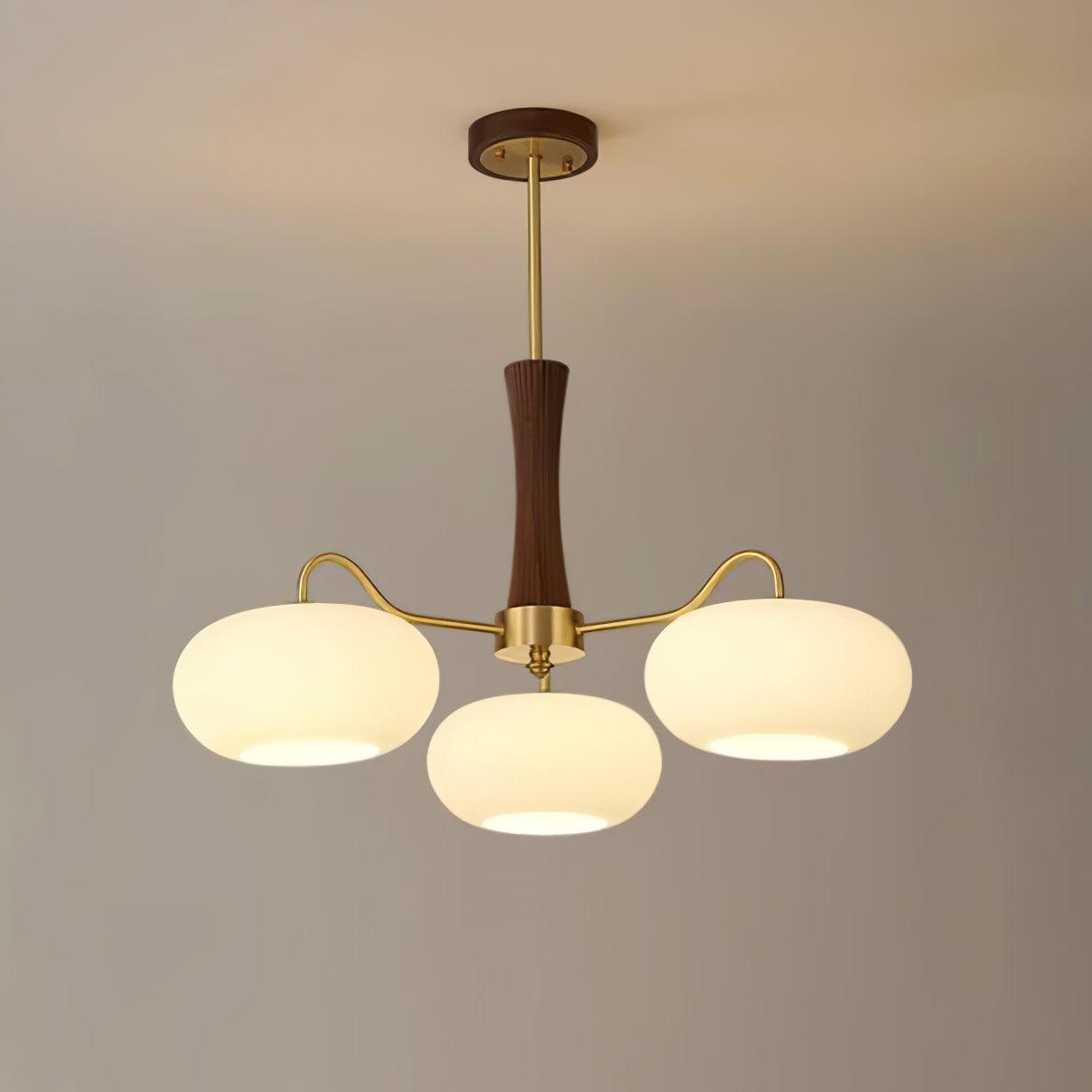 Vintage Style Glass Pendant Ceiling Light Fixture