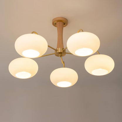 Vintage Style Glass Pendant Ceiling Light Fixture