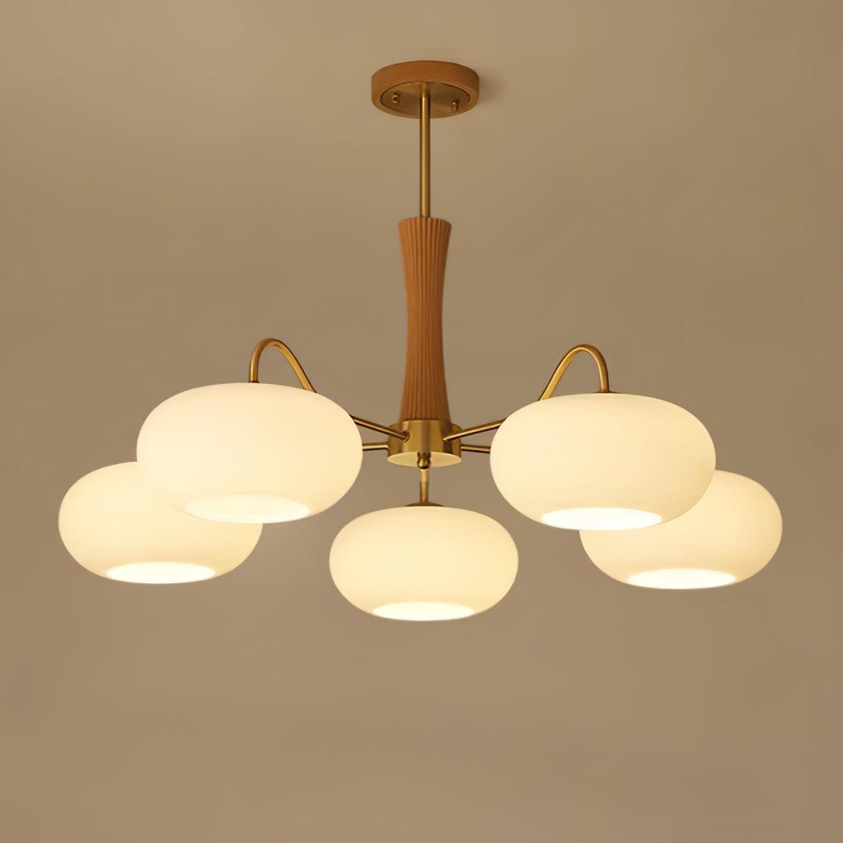 Vintage Style Glass Pendant Ceiling Light Fixture