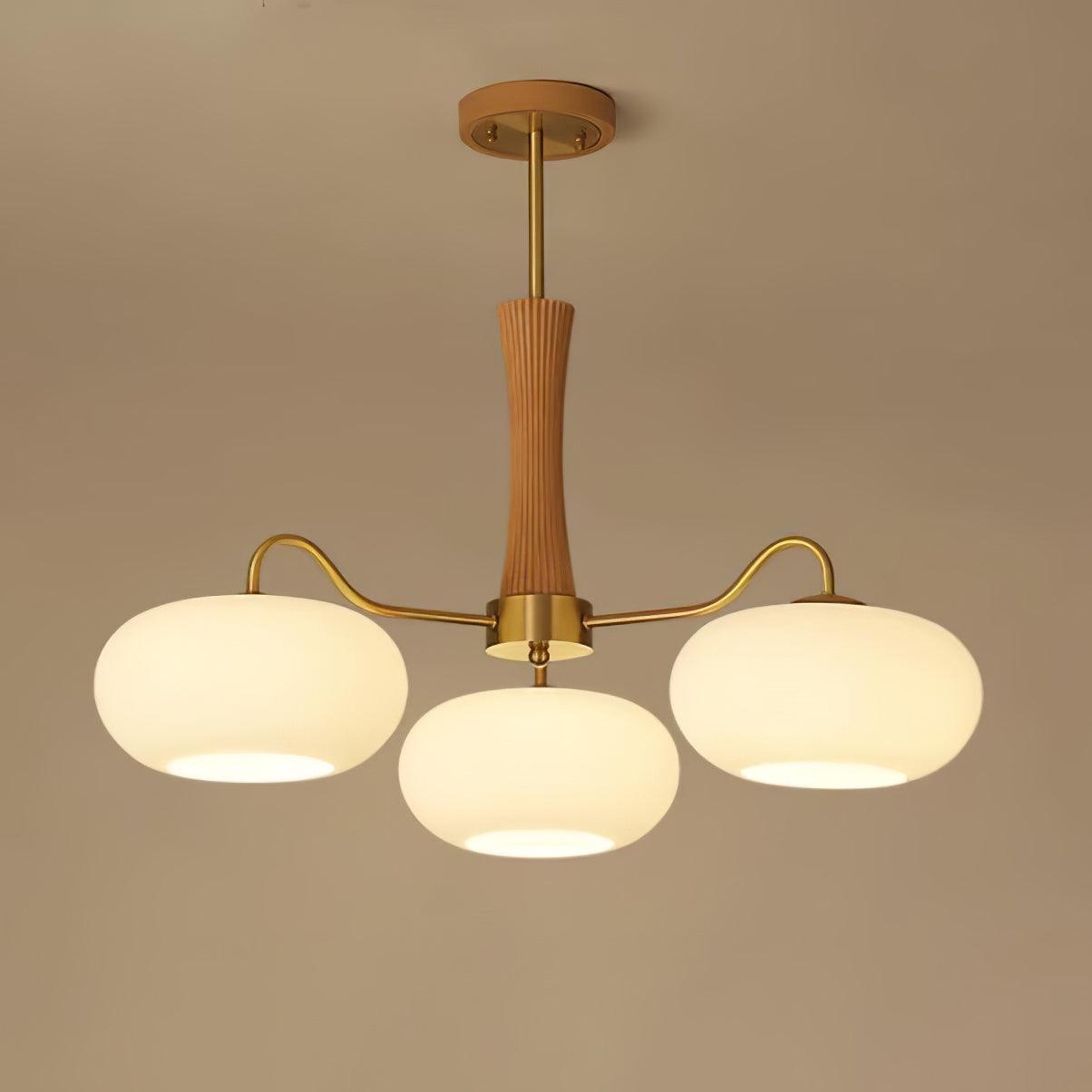 Vintage Style Glass Pendant Ceiling Light Fixture