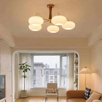 Vintage Style Glass Pendant Ceiling Light Fixture