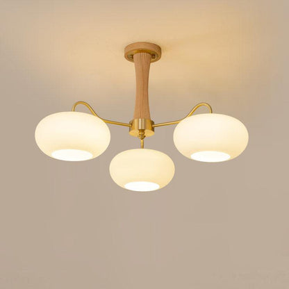 Vintage Style Glass Pendant Ceiling Light Fixture