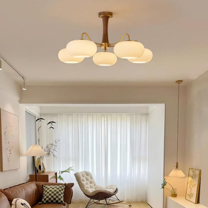 Vintage Style Glass Pendant Ceiling Light Fixture