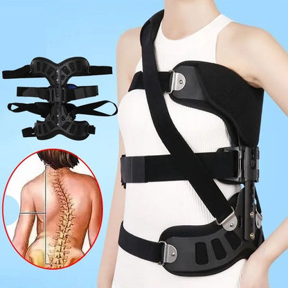 Comfortable Back Support Brace for Scoliosis Relief - Halri