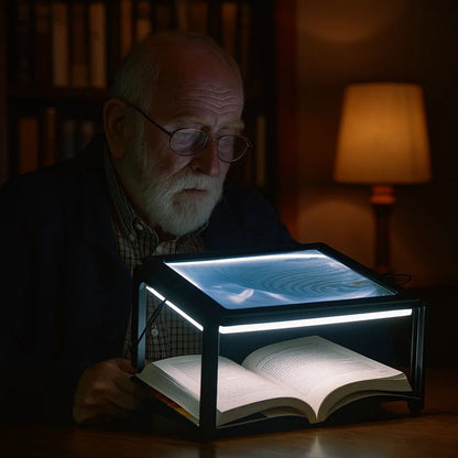 Portable LED Magnifying Glass with Light
