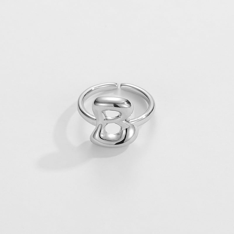 Personalized Fun Alphabet Initial Ring