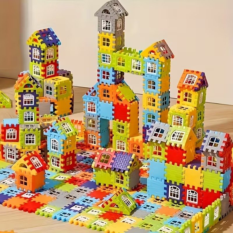 Classic Kids Building Block Set, Safe and Fun Toy - Halri