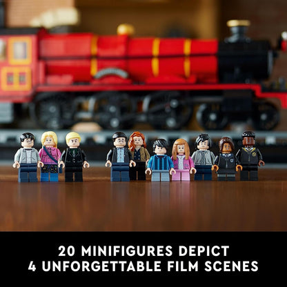 Building Block Train – LEGO Harry Potter Set with 801 pcs and 20 Mini Characters, Safe for Ages 8+