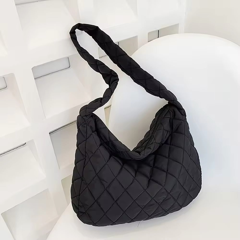 Comfy Large Padded Crossbody Tote Bag