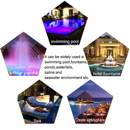 Bright LED Pool Wall Light Waterproof Outdoor Lamp
