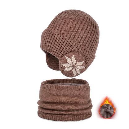 Cozy Boys Girls Winter Beanie Scarf Set