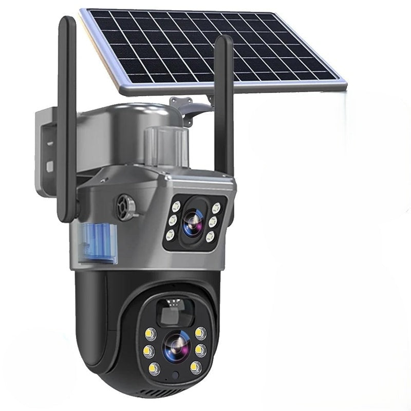 Outdoor 4K Wi-Fi Solar Powered Security Camera with Night Vision - Halri
