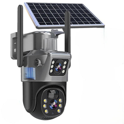 Outdoor 4K Wi-Fi Solar Powered Security Camera with Night Vision - Halri
