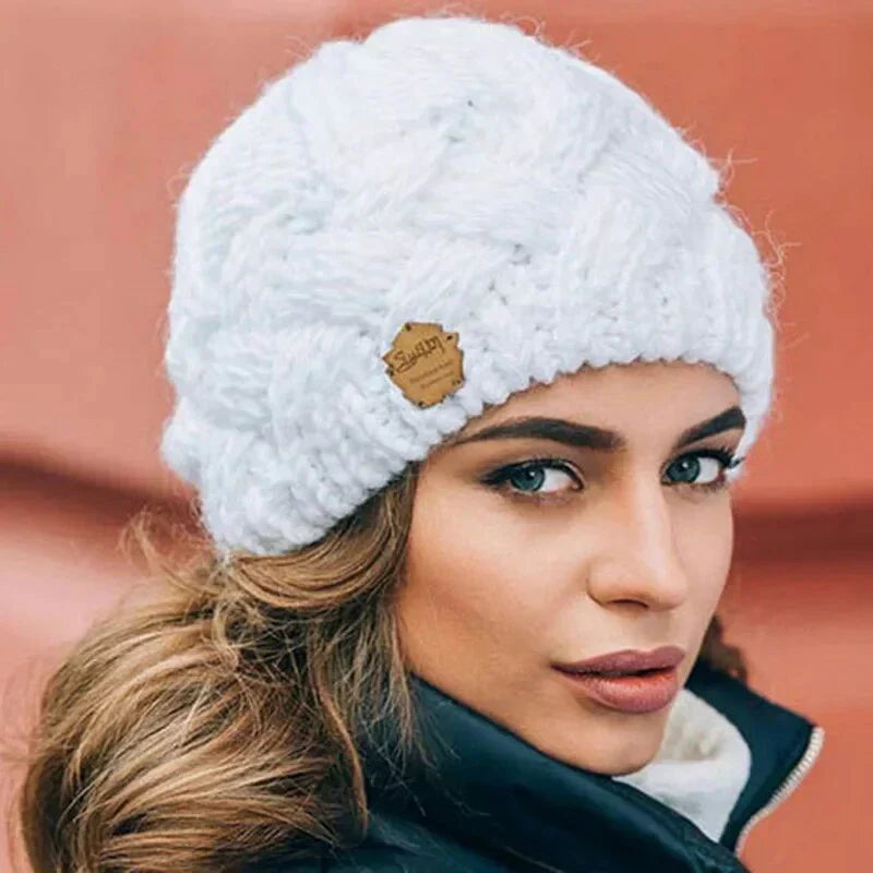Cozy Warm Cable Knit Beanie for Adults