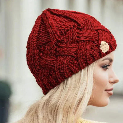 Cozy Warm Cable Knit Beanie for Adults