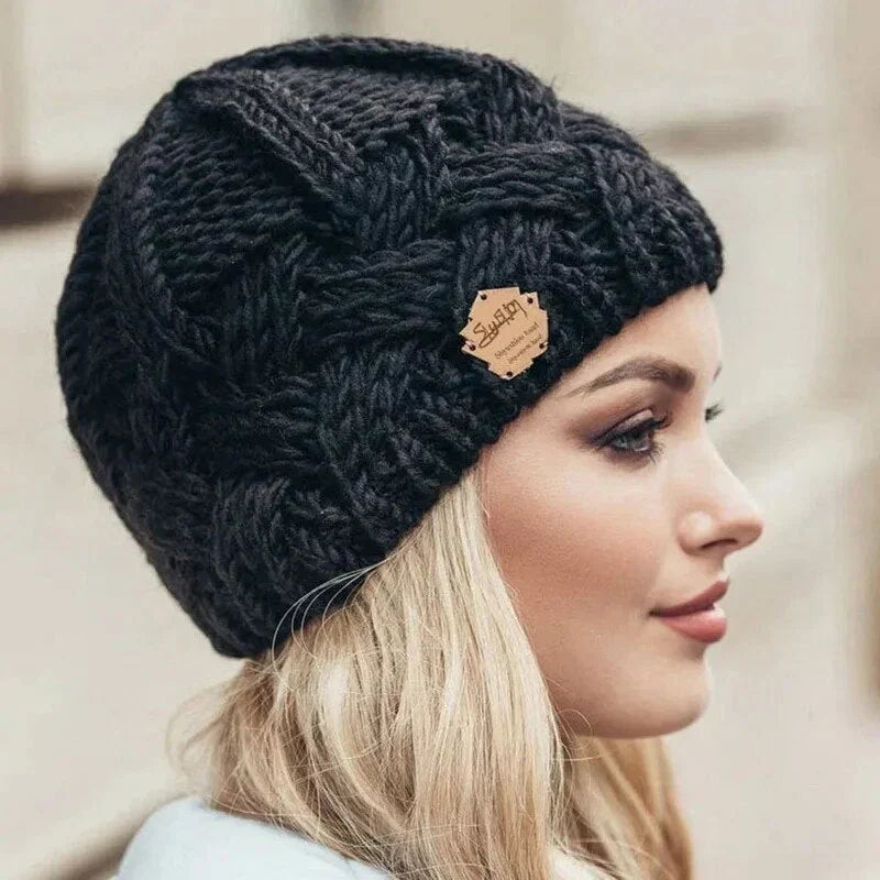 Cozy Warm Cable Knit Beanie for Adults