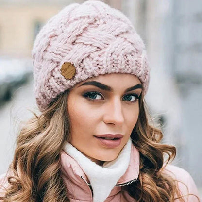 Cozy Warm Cable Knit Beanie for Adults