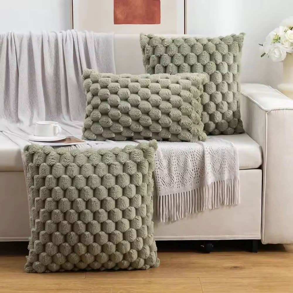 Soft Plush Throw Pillow Cover