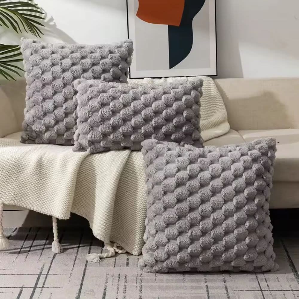 Soft Plush Throw Pillow Cover