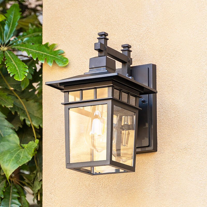 Rustic Outdoor Wall Light – Durable Metal Sconce