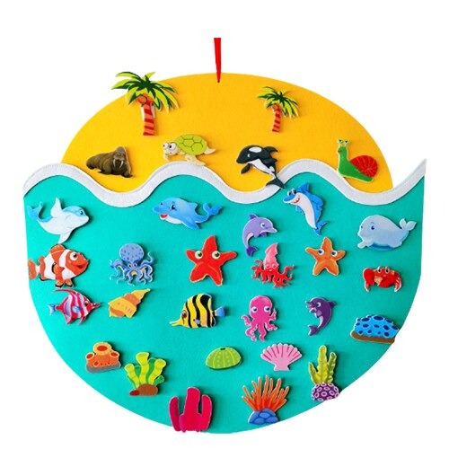 Colorful Felt Animal Home Decor