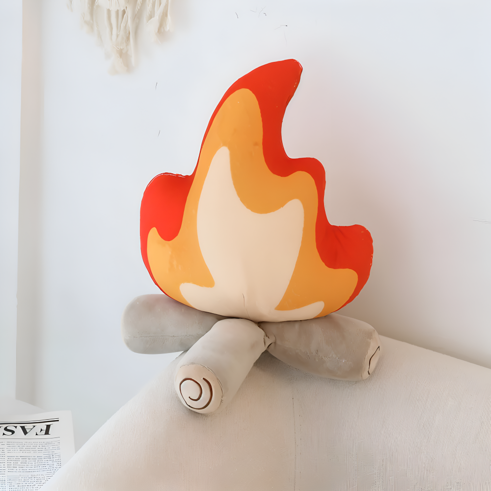 Campfire Inspired Decorative Pillow – Plush Throw Pillow for Couch, Cozy Home Accent, 27x30cm or 40x45cm 7
