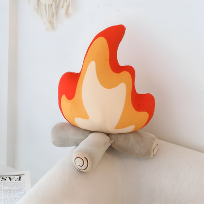Campfire Inspired Decorative Pillow – Plush Throw Pillow for Couch, Cozy Home Accent, 27x30cm or 40x45cm 7