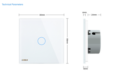 Elegant Smart Light Touch Switch - Balma Home