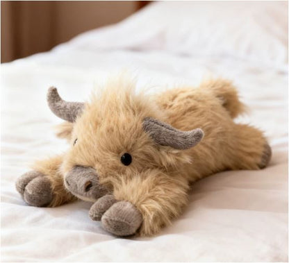 Plush Farm Cow Soft Toy