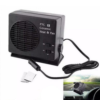 Compact 12V Portable Ceramic Car Heating Fan