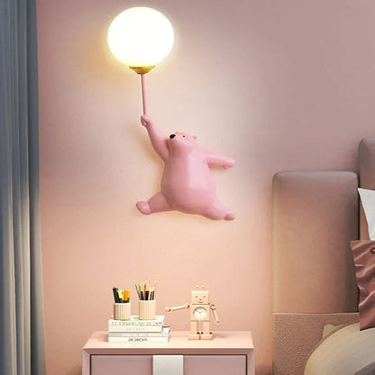 Kids Colorful Moon Wall Lamp Nightlight