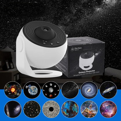 Colorful LED Star Night Light Projector Lamp - Halri