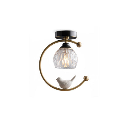 Elegant White Bird Hanging Lamp - Halri