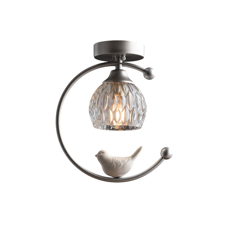 Elegant White Bird Hanging Lamp