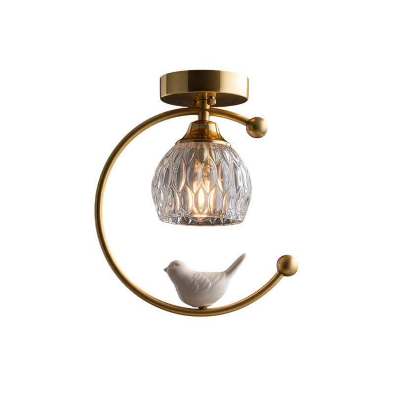 Elegant White Bird Hanging Lamp